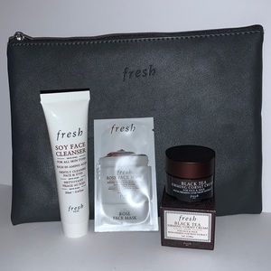 Fresh Skincare Set & Bag New